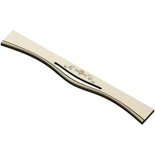 Classic Acanthus Wave Rail - STL 3D model for CNC