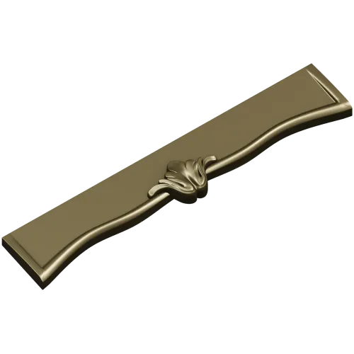 Decorative Shell Apron STL for CNC milling - 3D model for router
