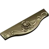 Rose Scroll Apron - STL 3D Model for CNC Milling