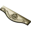 Rose Scroll Apron - STL 3D Model for CNC Milling