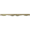 Acanthus Scroll Rail - Decorative STL 3D Model for CNC