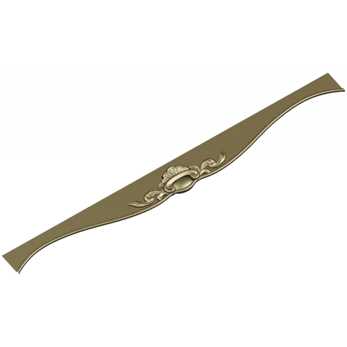 Regal Cartouche Rail STL 3D Model for CNC