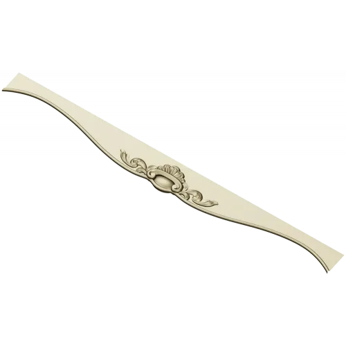 Regal Cartouche Rail STL 3D Model for CNC