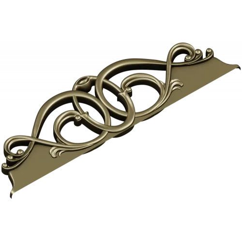 Regal Interlace ornamental frieze STL for CNC
