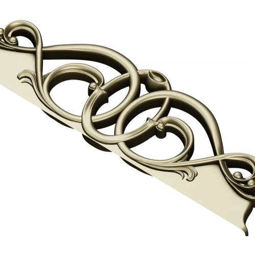 Regal Interlace ornamental frieze STL for CNC