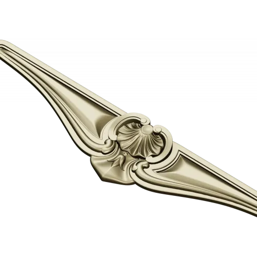 Rococo Shell Cartouche - STL 3D model for CNC milling
