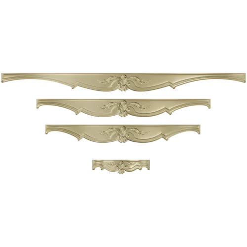 Rococo Stretcher Appliques - STL 3D Model for CNC