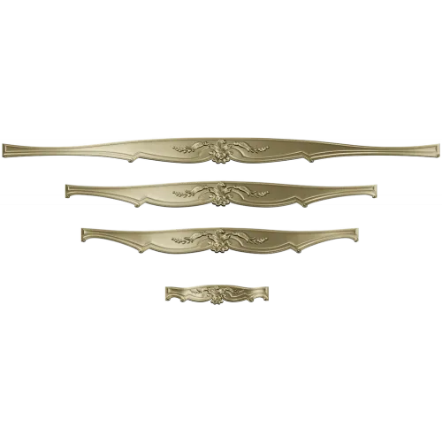 Rococo Stretcher Appliques - STL 3D Model for CNC