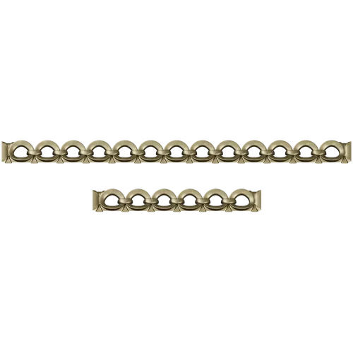Carved Chain Frieze - STL 3D Model for CNC Decorative Borders