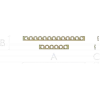 Carved Chain Frieze - STL 3D Model for CNC Decorative Borders