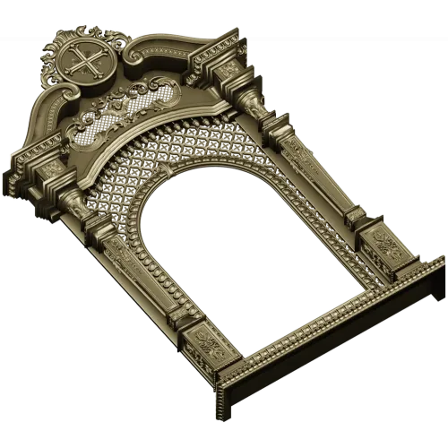 Киот "Крестослав" - 3D модель STL для ЧПУ