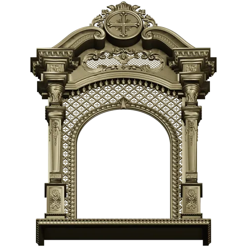 Киот "Крестослав" - 3D модель STL для ЧПУ