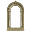 Киот арочный с растительным орнаментом - 3D STL для ЧПУ