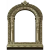 Киот арочный с растительным орнаментом - 3D STL для ЧПУ