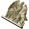 Ангел-хранитель у ясель - stl 3D модель для ЧПУ