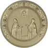 Медальон "Пётр и Феврония" - stl модель для ЧПУ