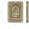 Saint Matrona of Moscow - detailed icon relief STL for CNC