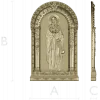 Saint Maximus Icon STL - 3D model for CNC carving