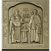 Икона святых Рафаила, Николая и Ирины - STL 3D модель для ЧПУ