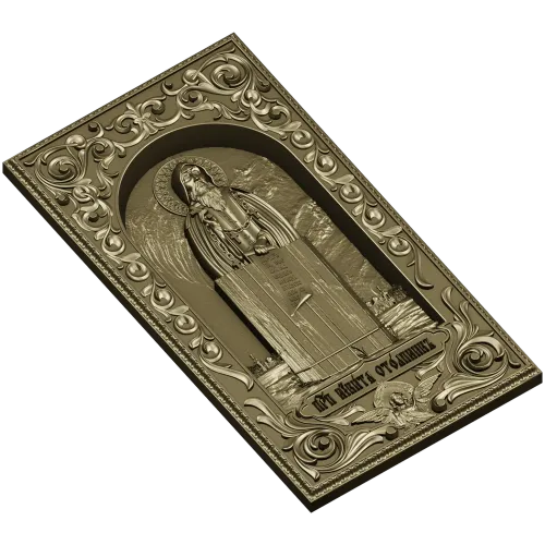 Икона преподобного Никиты Столпника - STL 3D модель для ЧПУ