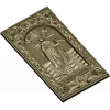 Panagia and Gorgona - high-relief religious panel STL for CNC