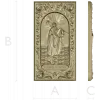 Panagia and Gorgona - high-relief religious panel STL for CNC