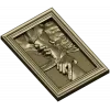 Hand of Jesus - high-relief framed panel STL for CNC carving