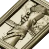 Hand of Jesus - high-relief framed panel STL for CNC carving