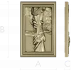 Hand of Jesus - high-relief framed panel STL for CNC carving