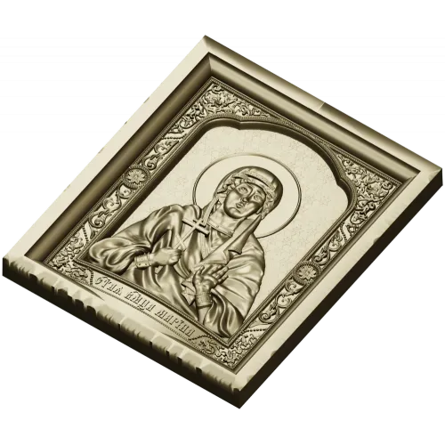 STL модель иконы Святой Великомученицы Марины для ЧПУ