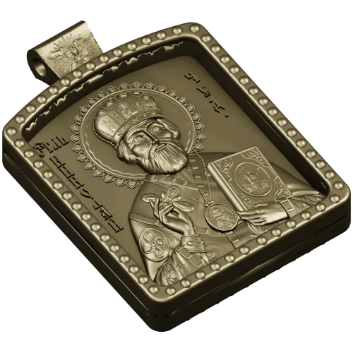 Икона Николай Чудотворец - 3D модель STL для ЧПУ