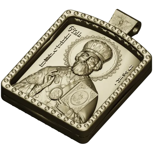 Икона Николай Чудотворец - 3D модель STL для ЧПУ