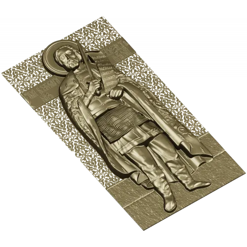 3D модель STL - Икона святого Александра Невского