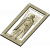 Saint Alexander Nevsky high-relief panel STL