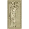 Saint Anna the Prophetess - STL 3D panel for CNC router