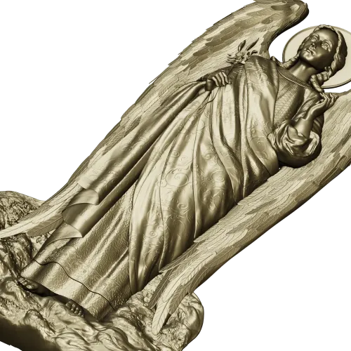 Archangel Gabriel - detailed STL 3D model for CNC