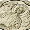 Архангел Иеремиил - круглый барельеф STL для ЧПУ