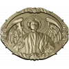 Архангел Иеремиил - круглый барельеф STL для ЧПУ