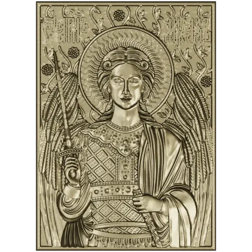 Archangel Michael 3D STL relief for CNC