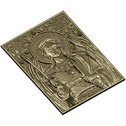 Archangel Michael 3D STL relief for CNC