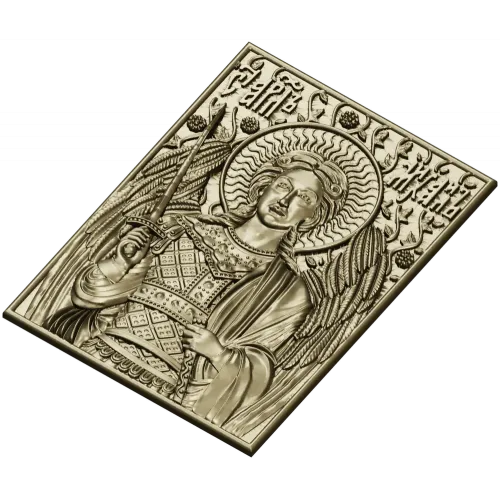 Archangel Michael 3D STL relief for CNC