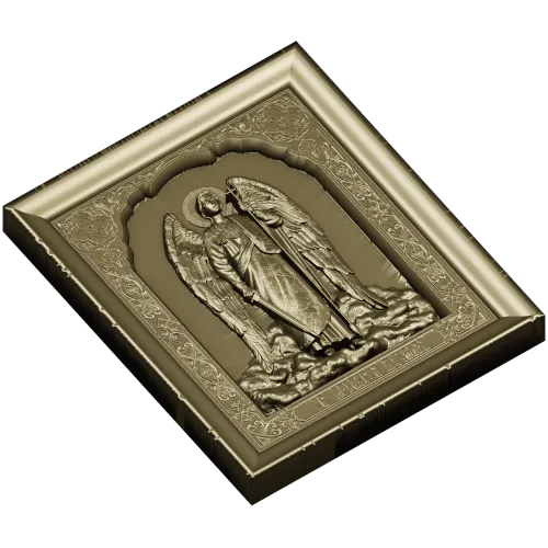 Икона Архистратиг Михаил - 3D модель STL для ЧПУ