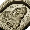 Theotokos Eleusa - arched icon relief STL for CNC