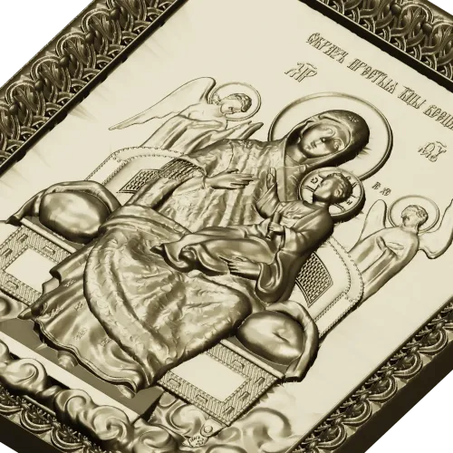 Икона Богородица Всецарица - STL модель для ЧПУ