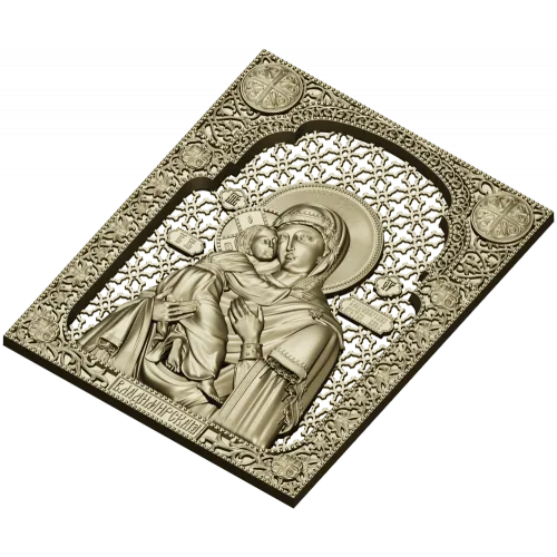 Икона Божией Матери Владимирская - 3D модель STL для ЧПУ