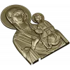 Иверская Богоматерь - 3D модель STL для ЧПУ