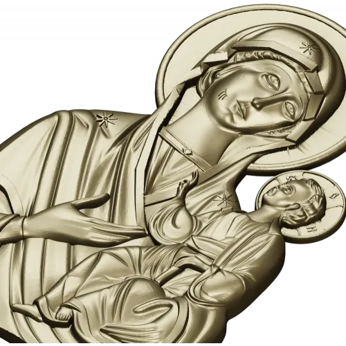Иверская Богоматерь - 3D модель STL для ЧПУ