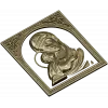 3D модель STL - Икона Божья Матерь Игоревская (рельеф)