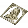 3D модель STL - Икона Божья Матерь Игоревская (рельеф)