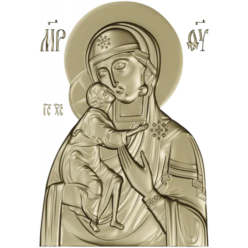 Феодоровская икона Богородицы - STL для ЧПУ
